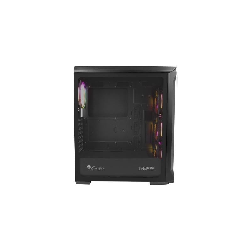 Obudowa Genesis Irid 505 ATX Midi (z oknem, USB 3.0) ARGB | PartsPC.pl