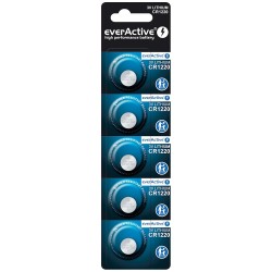 Bateria litowa mini everActive CR1220 - blister 5 sztuk | PartsPC.pl