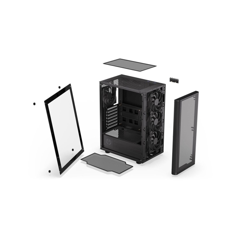 Obudowa Endorfy Ventum 200 Air czarny | PartsPC.pl