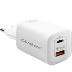 Ładowarka sieciowa Qoltec 65W GaN ULTRA | 5-20V | 2.25-3.25A… | PartsPC.pl