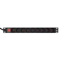 Gembird Listwa zasilająca rack PDU 9xFR 1U 16A FR 2m