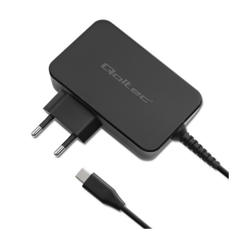 Ładowarka sieciowa Qoltec GaN POWER PRO | 1xUSB-C | 90W | 5-… | PartsPC.pl
