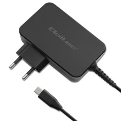 Ładowarka sieciowa Qoltec GaN POWER PRO | 1xUSB-C | 100W | 5-20V | 3-5A |