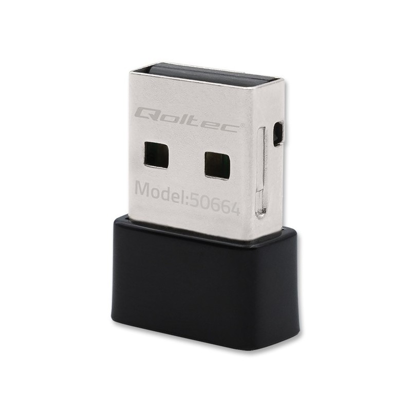 Adapter Qoltec Wi-Fi USB ultraszybki, bezprzewodowy mini | s… | PartsPC.pl