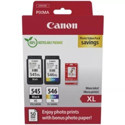 Zestaw tuszy Canon PG-545XL Black 15ml 400 str./CL-546XL Col… | PartsPC.pl