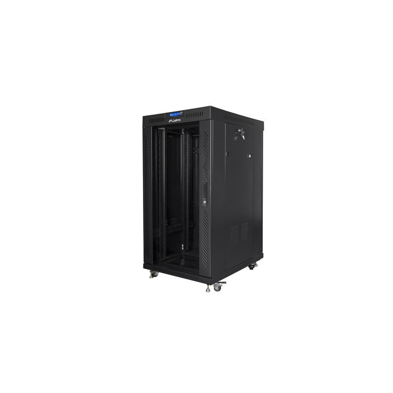 Szafa instalacyjna Rack stojąca 19" 22U 600x800 czarna... | PartsPC.pl