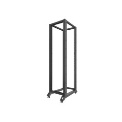 Stojak Open Rack Lanberg 42U 600x1000 czarny | PartsPC.pl