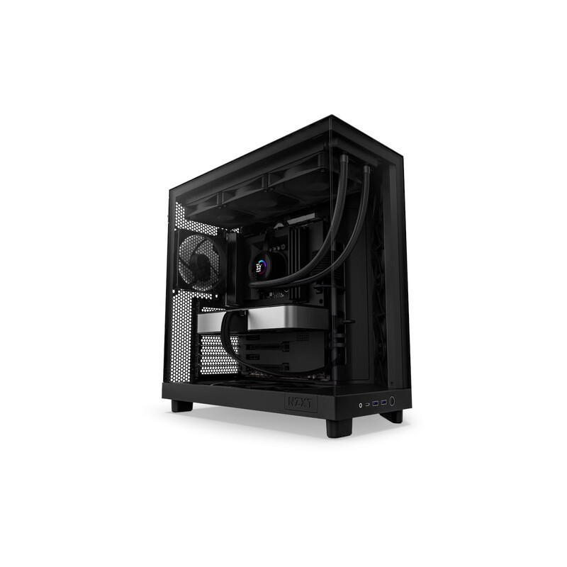 Obudowa NZXT H6 Flow Midi Tower czarna z oknem | PartsPC.pl