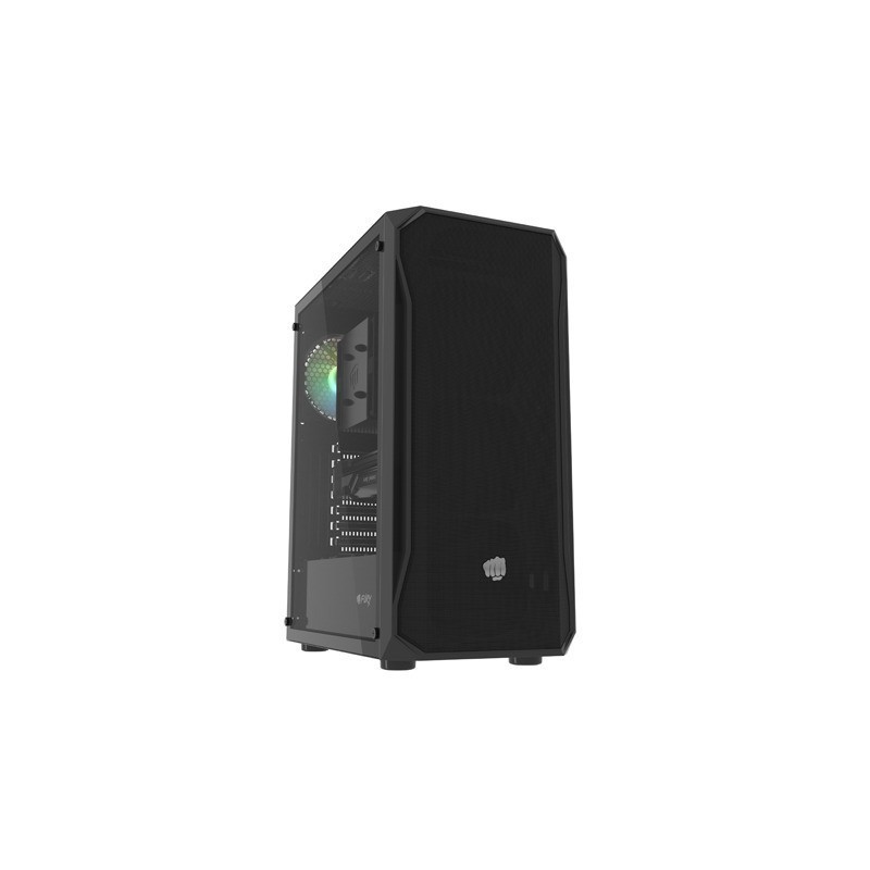 Obudowa Fury SHOBO SH4 RGB ATX Midi Tower z oknem czarna | PartsPC.pl