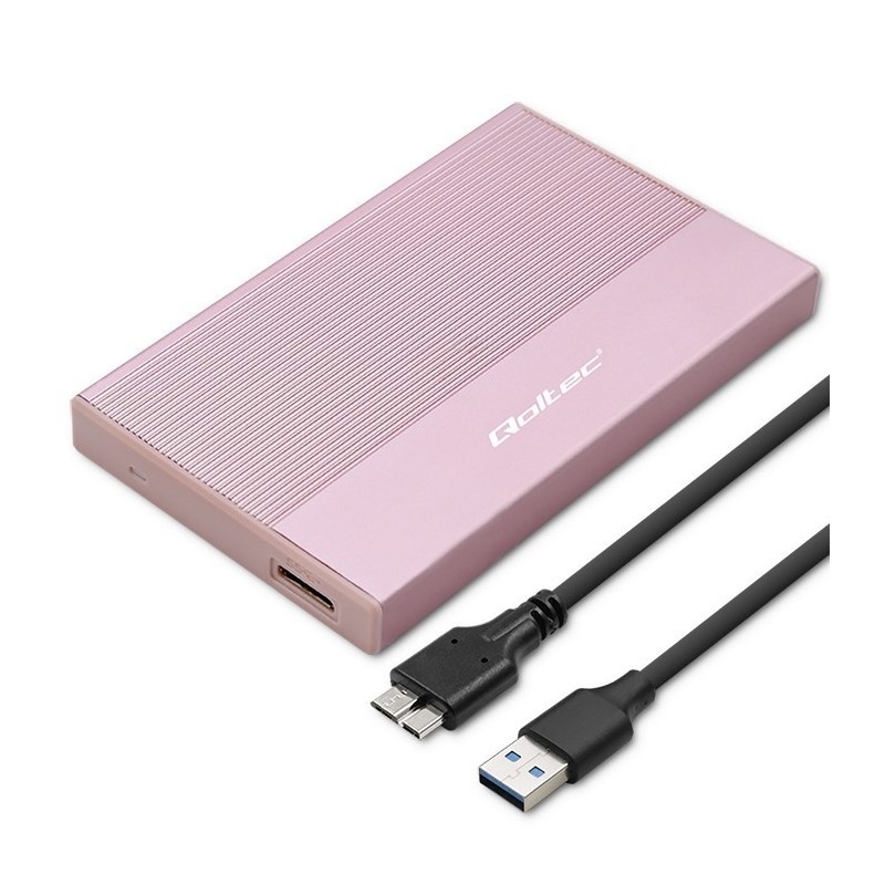 Obudowa/kieszeń Qoltec na dysk SSD HDD 2.5" | SATA | USB 3.0… | PartsPC.pl