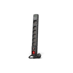 Listwa przeciwprzepięciowa Acar USB W2436 z szybką ładowarką 1,5m czarna