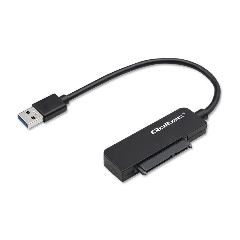Kabel adapter Qoltec SATA | Przejściówka na dysk SSD HDD 2.5… | PartsPC.pl