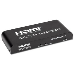 Rozdzielacz aktywny Qoltec Splitter 2 x HDMI 4K x 2K |... | PartsPC.pl