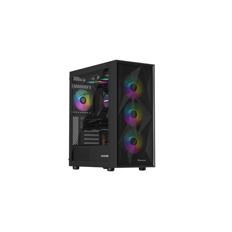 Obudowa Genesis Diaxid 605 ARGB Midi Towar (z oknem, USB-C) … | PartsPC.pl