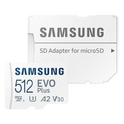 Karta pamięci Samsung EVO Plus 2024 microSDXC 512GB UHS-I U3 A2 V30 +