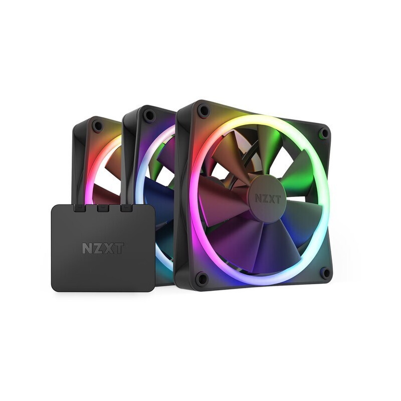 Zestaw 3 wentylatorów do zasilacza / obudowy NZXT F120 RGB C… | PartsPC.pl