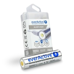 Akumulatorek 18650 everActive 3,7V Li-ion 2600mAh micro USB z