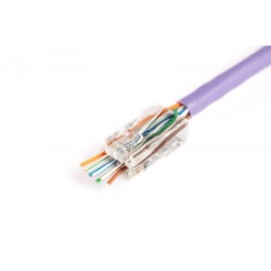 Wtyk RJ45 (8P8C) przelotowy DIGITUS kat.6 nieekranowany, AWG… | PartsPC.pl