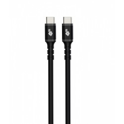TB Kabel USB C - USB C 3m silikonowy czarny 2.0 | PartsPC.pl