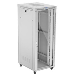 Szafa instalacyjna Rack stojąca 19" 42U 800x1000 szara drzwi… | PartsPC.pl
