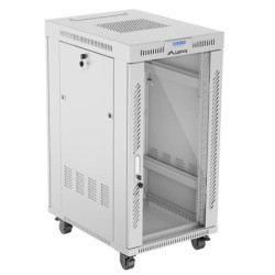 Szafa instalacyjna Rack stojąca 19" 22U 600x800 szara drzwi … | PartsPC.pl