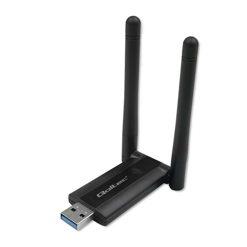 Karta sieciowa Qoltec Bezprzewodowy Adapter USB DUAL WiFi 2 … | PartsPC.pl