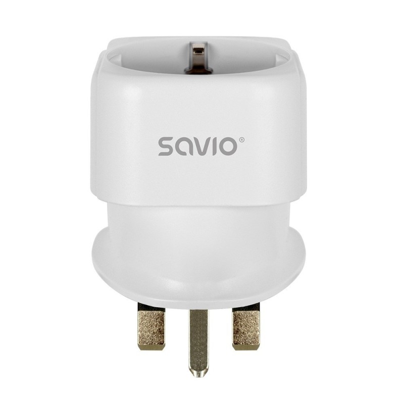 Adapter podróżny Savio AP-04 gniazdo EU-wtyk UK