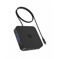 IcyBox Stacja dokująca IB-DK4090-C 12w1, 3x HDMI,LAN,USB, PD do 100W