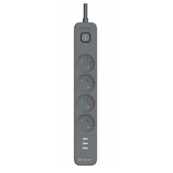 Tracer Listwa zasilająca antyprzepięciowa Power Line+ mobile ready 1.5m (4