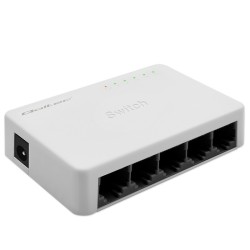 Switch niezarządzalny Qoltec przełącznik sieciowy 5 x port R… | PartsPC.pl