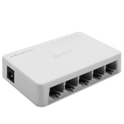 Switch niezarządzalny Qoltec przełącznik sieciowy 5 x port R… | PartsPC.pl