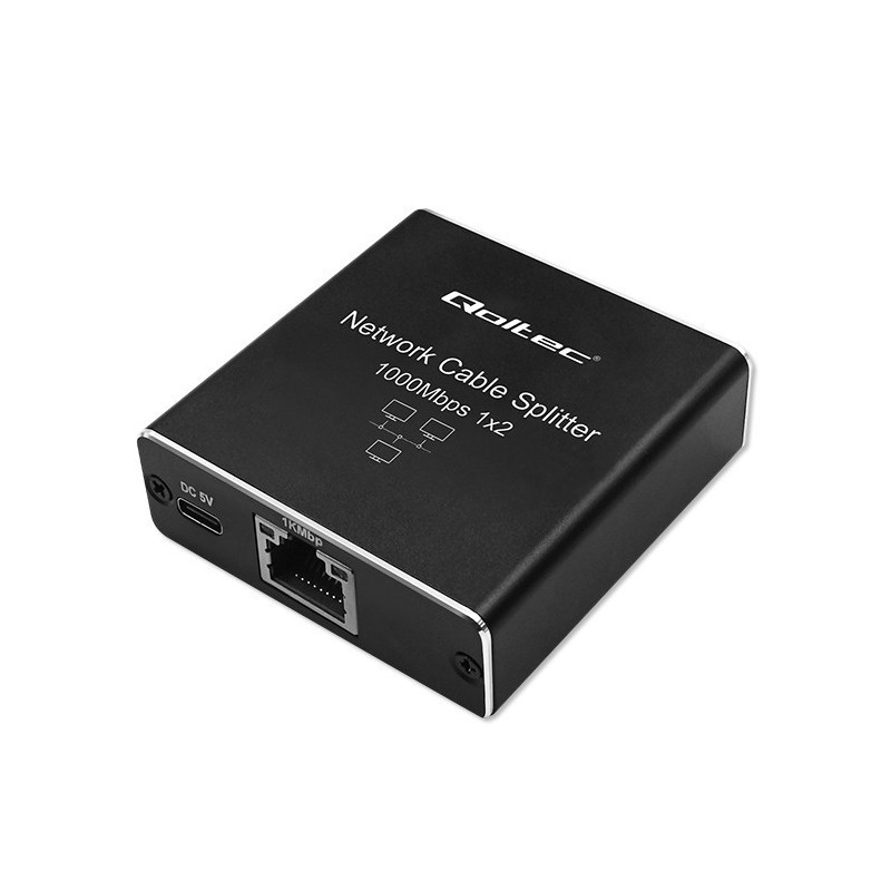 Switch niezarządzalny Qoltec mini rozdzielacz splitter 1x2 p… | PartsPC.pl