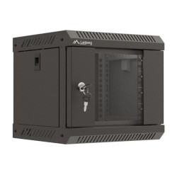 Szafa instacyjna Rack Lanberg Wisząca 10" 4U 300x300 Drzwi Przeszkolone