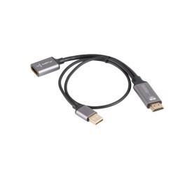 Kabel adapter Lanberg HDMI (M) - Displayport (F) 4K na kablu… | PartsPC.pl