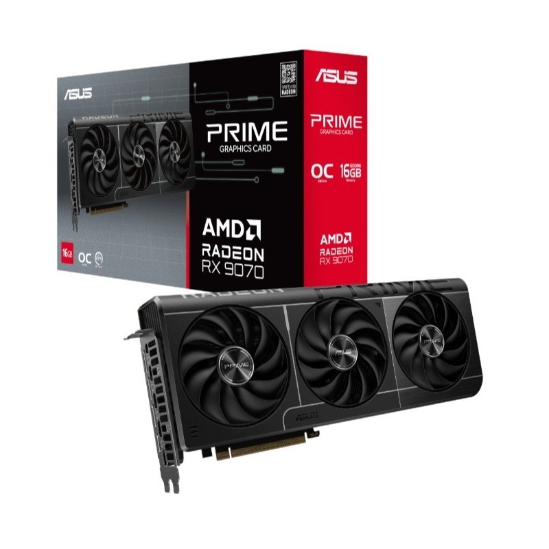 Karta VGA Asus Prime Radeon RX 9070 OC 16GB GDDR6 256bit HDM… | PartsPC.pl