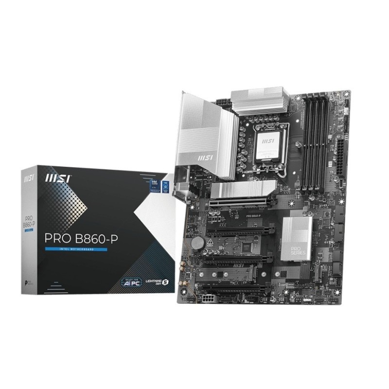 Płyta MSI PRO B860-P /B860/DDR5/SATA3/M.2/TB4/PCIe5.0/s.1851… | PartsPC.pl