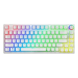Savio Klawiatura mechaniczna bezprzewodowa SAVIO PHENIX WHITE Gateron