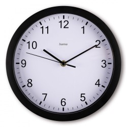 Hama Zegar ścienny Elba 25cm Czarny