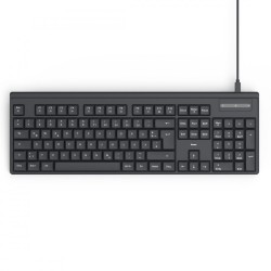 Hama Klawiatura CK-100 przewodowa Czarna
