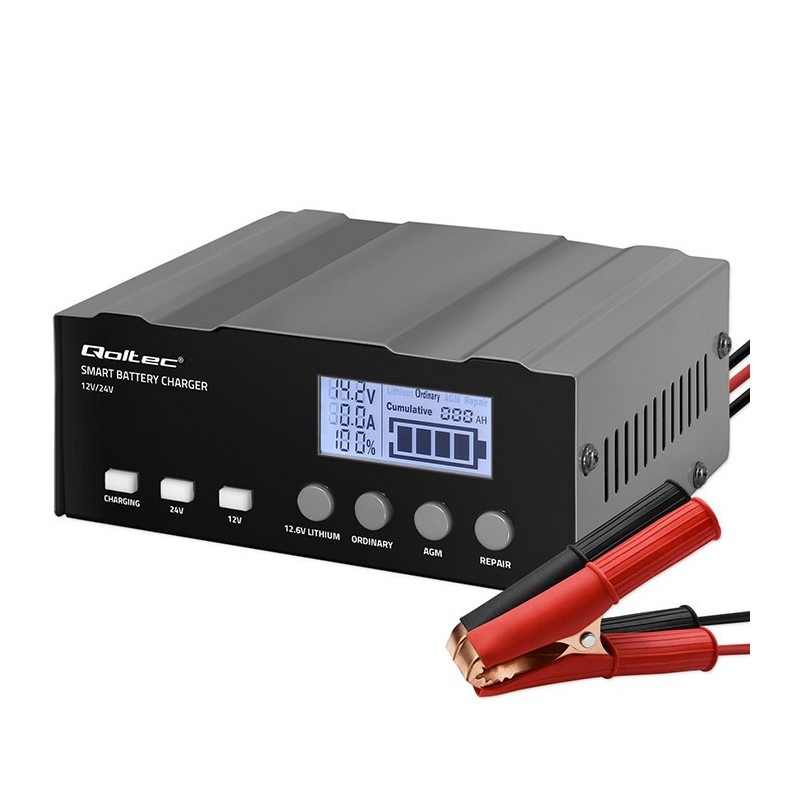 Ładowarka inteligentna Qoltec mikroprocesorowa 12V | 12.6V |… | PartsPC.pl