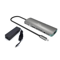 i-tec Zestaw Stacja dokująca USB-C Metal Nano 4K HDMI LAN z Power Delivery