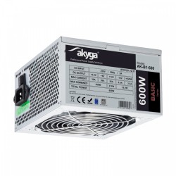 Zasilacz ATX 600W Akyga Basic AK-B1-600 Fan12cm P4 4xSATA PC… | PartsPC.pl