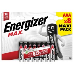 Bateria alkaliczna Energizer Max AAA / LR03 - 8 sztuk (blist… | PartsPC.pl