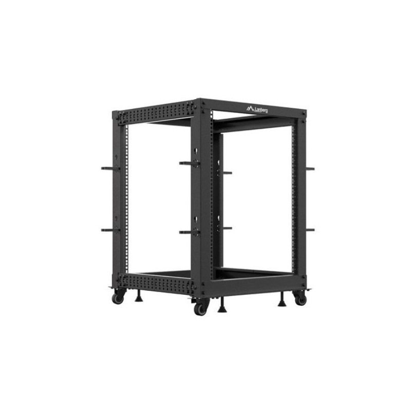 Stojak open rack Lanberg 19" 15U 600x600-1100 regulowany cza… | PartsPC.pl