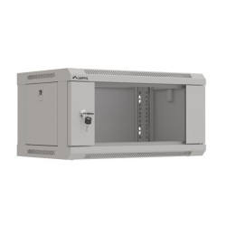 Szafa instalacyjna Rack wisząca 19" 4U 540x350 szara Drzwi p… | PartsPC.pl
