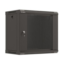 Szafa instalacyjna Rack wisząca 19" 9U 540x350 czarna Drzwi … | PartsPC.pl