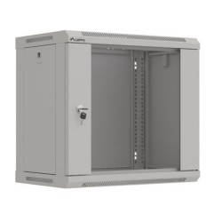 Szafa instalacyjna Rack wisząca 19" 9U 540x350 szara Drzwi p… | PartsPC.pl
