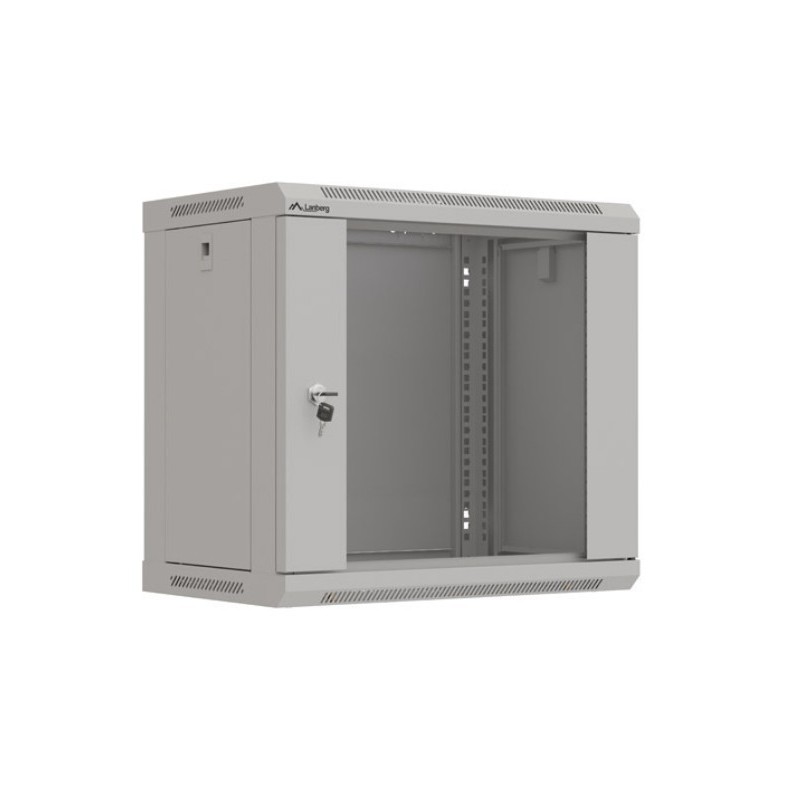 Szafa instalacyjna Rack wisząca 19" 9U 540x350 szara Drzwi p… | PartsPC.pl