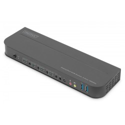 Przełącznik KVM DIGITUS 4 portowy DisplayPort do 1 port DP/H… | PartsPC.pl