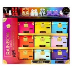 MGA Akcesoria Rainbow High Buty display 27 sztuk